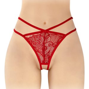 String ouvert Mylene - rouge