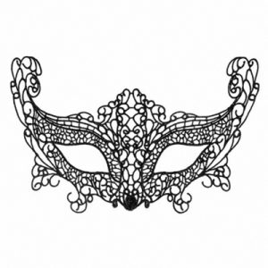 Loup dentelle guipure La Muette