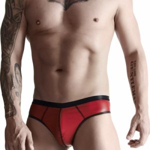 Slip rouge wetlook - Regnes