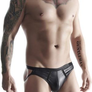 Jock strap noir wetlook - Regnes