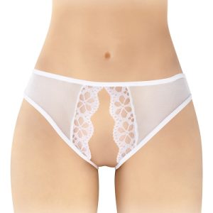 Culotte blanche ouverte Ambre - Fashion Secret