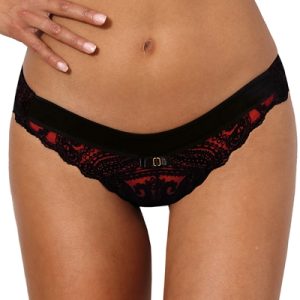 String rouge et noir  V-10048 - Axami