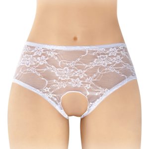 Culotte ouverte blanche Amanda - Fashion Secret