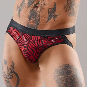 Jockstrap en tulle zébré - Regnes