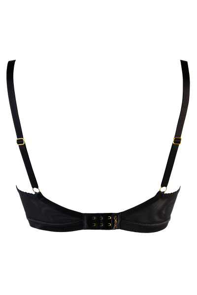 Soutien-gorge tulle et dentelle noir V-10711 - Axami 4 Soutien-gorge tulle et dentelle noir V-10711 - Axami – Image 4