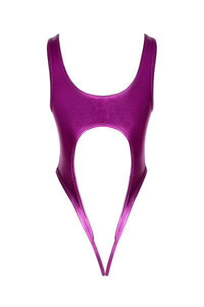 Body rose métallisé ouvert à l'entrejambe - Cotelli Lingerie 4 Body rose métallisé ouvert à l'entrejambe - Cotelli Lingerie – Image 4