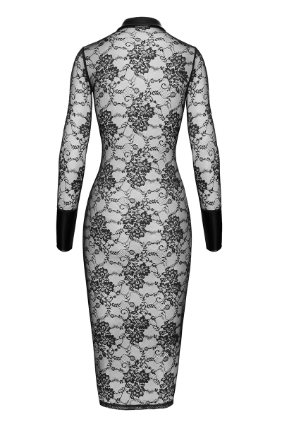 Robe fourreau Noirelle F376 - Noir Handmade 4 Robe fourreau Noirelle F376 - Noir Handmade – Image 4