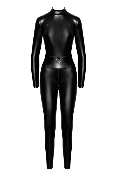 Combinaison intégrale Caged avec anneaux F319 wetlook 4 Combinaison intégrale Caged avec anneaux F319 wetlook – Image 4