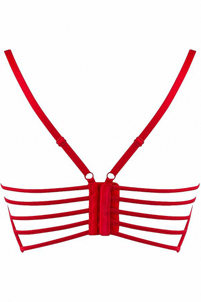 Soutien-gorge dentelle rouge V-9691 - Axami 4 Soutien-gorge dentelle rouge V-9691 - Axami – Image 4