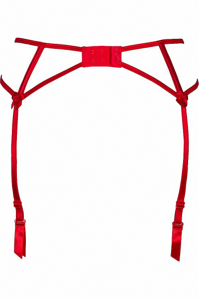 Porte-jarretelles rouge V-8862 - Axami 4 Porte-jarretelles rouge V-8862 - Axami – Image 4