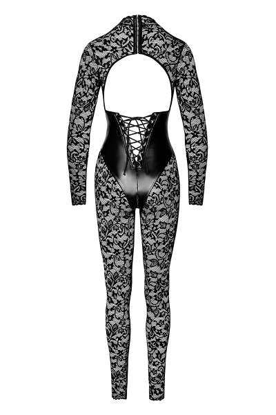 Combinaison corset Enigma F299 dentelle et wetlook 4 Combinaison corset Enigma F299 dentelle et wetlook – Image 4