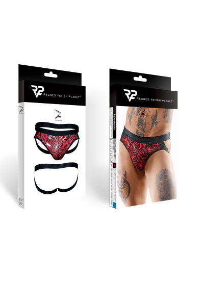 Jockstrap en tulle zébré - Regnes 4 Jockstrap en tulle zébré - Regnes – Image 4