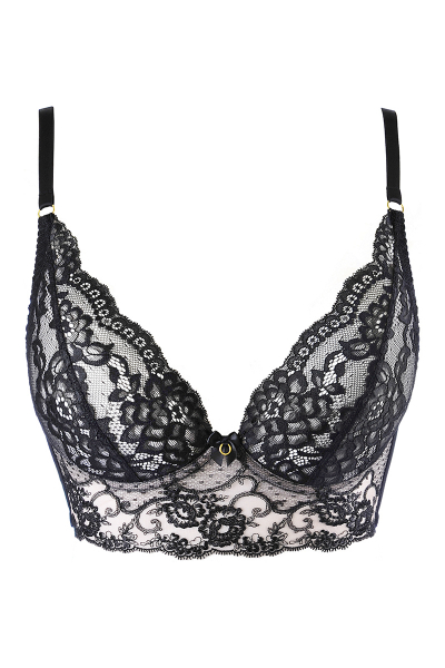 Soutien-gorge bustier noir V-10511 - Axami 4 Soutien-gorge bustier noir V-10511 - Axami – Image 4