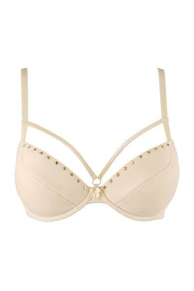 Soutien-gorge push-up beige V-10341 - Axami 4 Soutien-gorge push-up beige V-10341 - Axami – Image 4