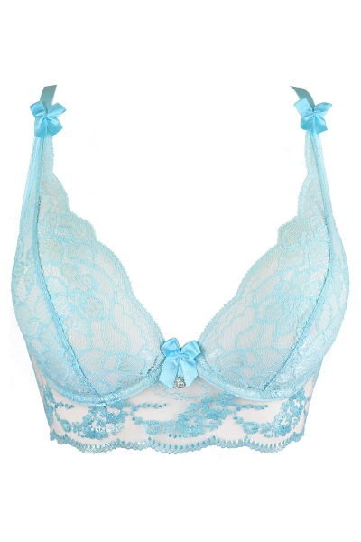 Soutien-gorge dentelle bleu V-10121 - Axami 4 Soutien-gorge dentelle bleu V-10121 - Axami – Image 4