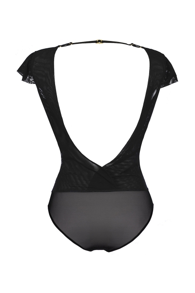 Body tulle et dentelle noir V-9900 - Axami 4 Body tulle et dentelle noir V-9900 - Axami – Image 4
