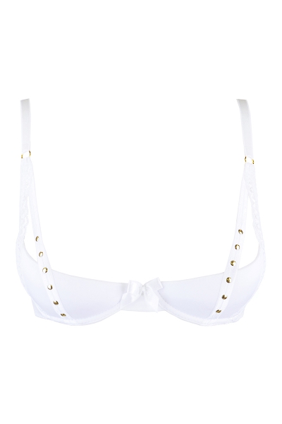 Soutien-gorge seins nus blanc V-9791 - Axami 4 Soutien-gorge seins nus blanc V-9791 - Axami – Image 4