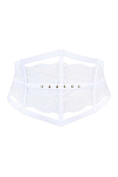 Tour de taille blanc V-9792 - Axami 4 Tour de taille blanc V-9792 - Axami – Image 4