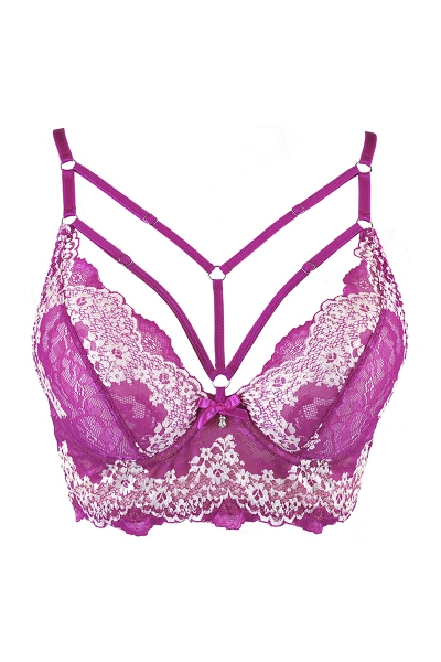 Soutien-gorge fuchsia V-9741 - Axami 4 Soutien-gorge fuchsia V-9741 - Axami – Image 4
