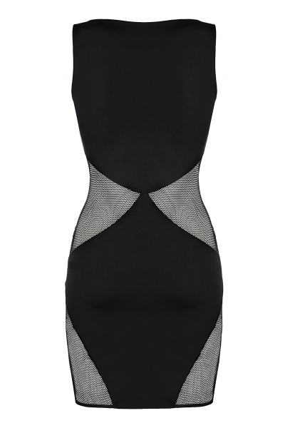 Robe noire V-9279 - Axami 4 Robe noire V-9279 - Axami – Image 4