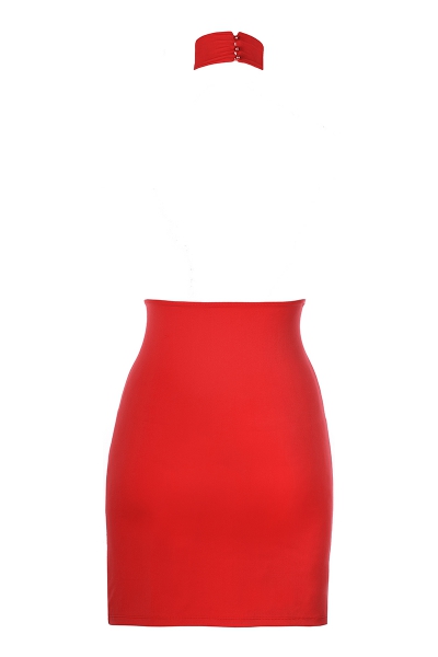 Robe rouge V-9139 - Axami 4 Robe rouge V-9139 - Axami – Image 4