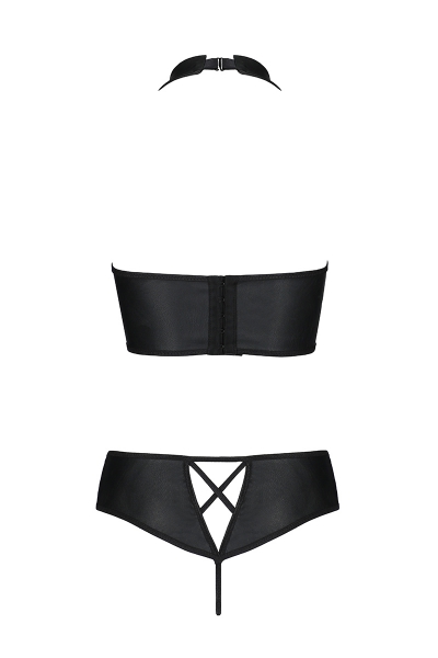 Bustier et string faux cuir Nancy - Passion 4 Bustier et string faux cuir Nancy - Passion – Image 4