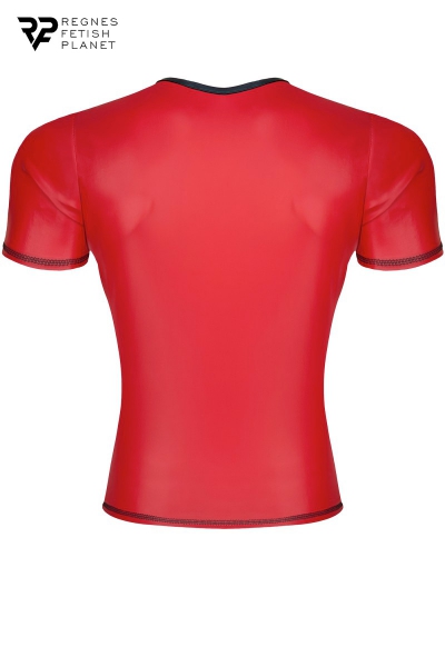 T-shirt wetlook rouge - Regnes 4 T-shirt wetlook rouge - Regnes – Image 4