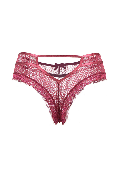 Tanga bordeaux dentelle - Paris Hollywood 4 Tanga bordeaux dentelle - Paris Hollywood – Image 4