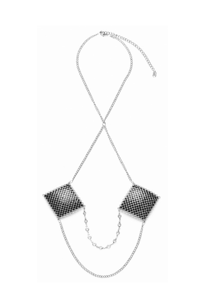 Caches tétons avec chainette de cou - Cotelli Accessoires 4 Caches tétons avec chainette de cou - Cotelli Accessoires – Image 4
