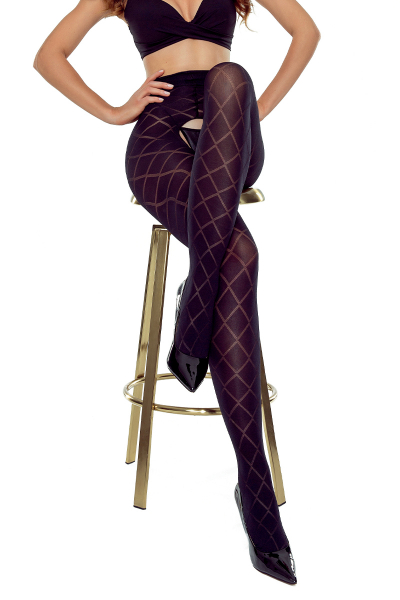 Collants ouverts TI025 40 deniers - noir 4 Collants ouverts TI025 40 deniers - noir – Image 4