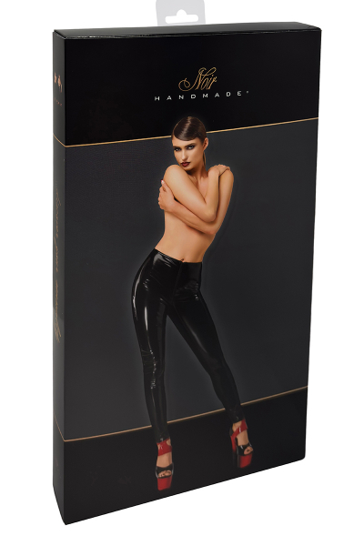 Pantalon skinny en vinyle Dominae F380 - Noir Handmade 5 Pantalon skinny en vinyle Dominae F380 - Noir Handmade – Image 5