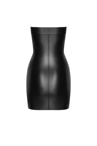 Mini robe bustier Wild F317 wetlook effet croco 5 Mini robe bustier Wild F317 wetlook effet croco – Image 5
