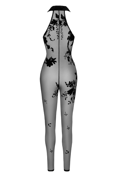 Combinaison zippée Ego F315 tulle floqué 5 Combinaison zippée Ego F315 tulle floqué – Image 5