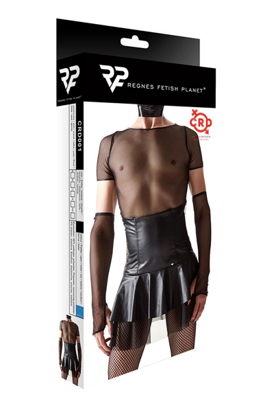 Jupe noire taille haute - Regnes 5 Jupe noire taille haute - Regnes – Image 5