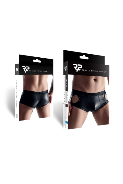 Shorty ouvert noir wetlook - Regnes 5 Shorty ouvert noir wetlook - Regnes – Image 5