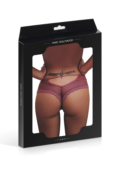 Tanga bordeaux dentelle - Paris Hollywood 5 Tanga bordeaux dentelle - Paris Hollywood – Image 5