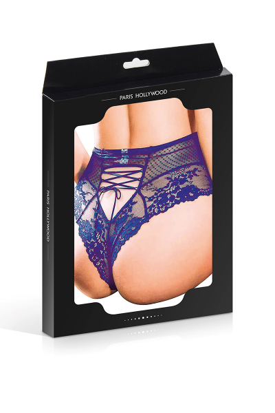 Tanga sexy bleu à laçage 5 Tanga sexy bleu à laçage – Image 5