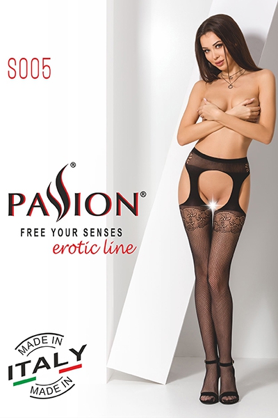 Collants ouverts S005 - Noir 5 Collants ouverts S005 - Noir – Image 5