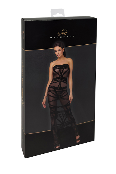 Robe bustier Bondesque F358 - Noir Handmade 5 Robe bustier Bondesque F358 - Noir Handmade – Image 5