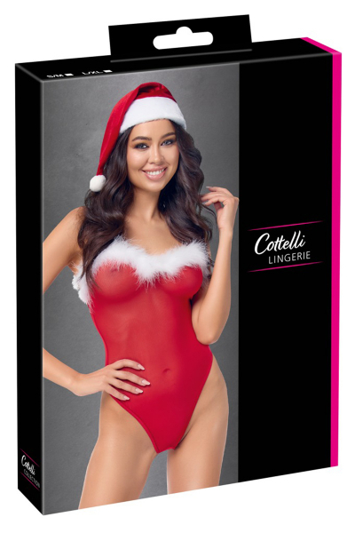 Ensemble body et bonnet de noel - Cottelli Lingerie 5 Ensemble body et bonnet de noel - Cottelli Lingerie – Image 5